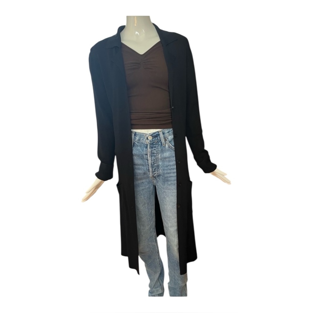 2/$20 - Max Studio Charcoal Textured Jacket